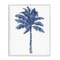 Stupell Industries Modern Palm Tree in Blue Framed Giclee By Kristen Drew